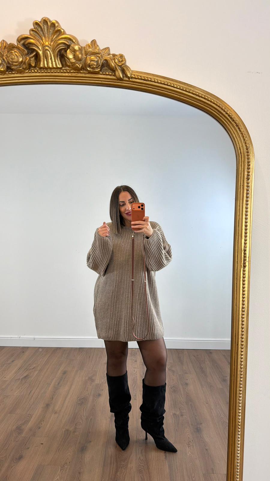 MAXI MAGLIONE CLELIA J25818 NEW