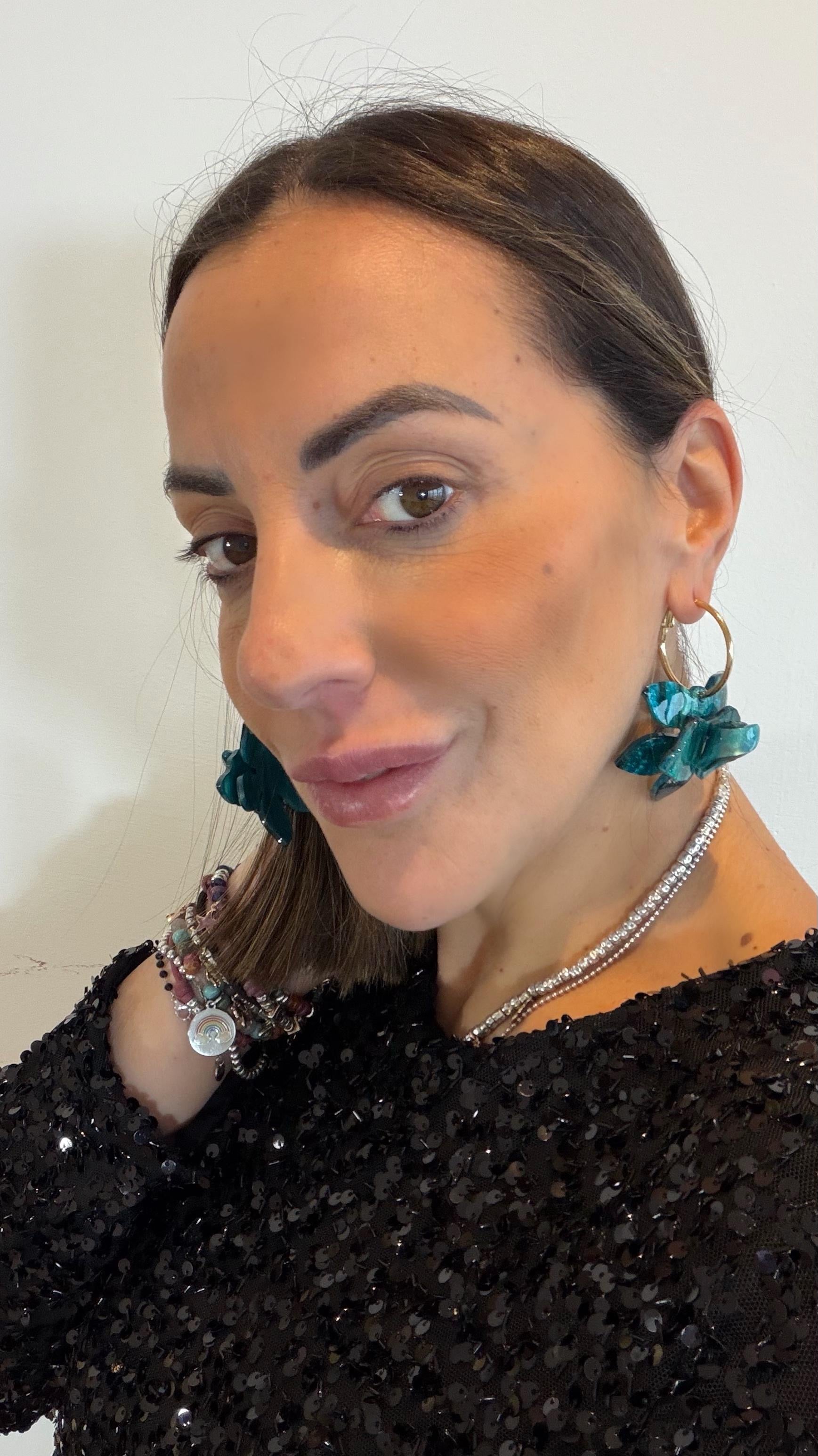 ORECCHINI FIORE COLORS NEW