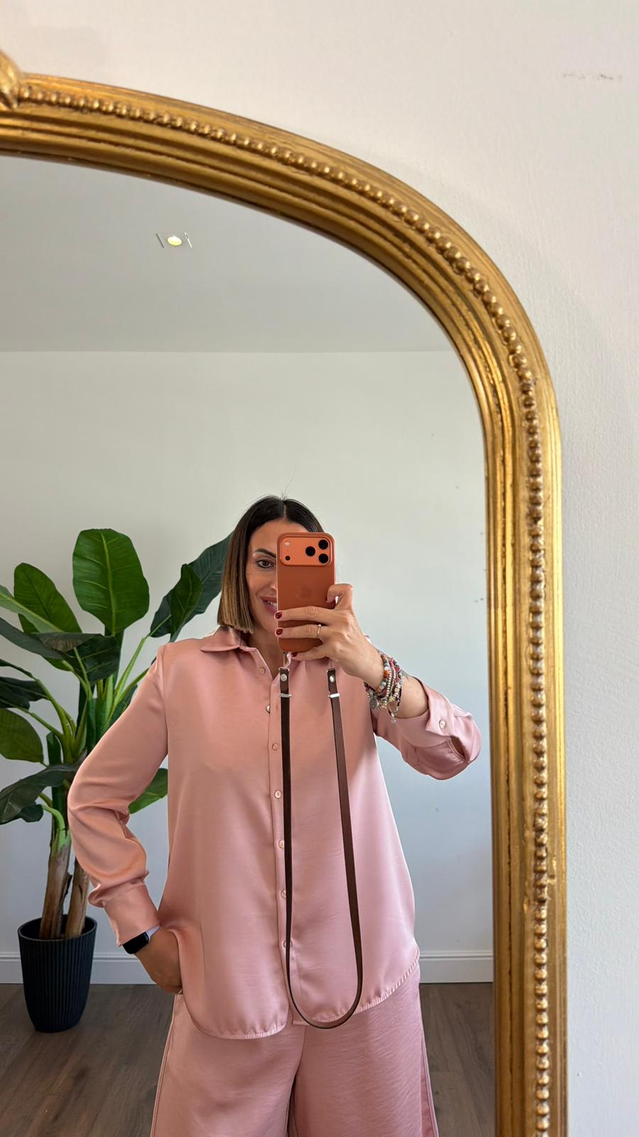 CAMICIA IN RASO ROSA 5370 VICOLO NEW