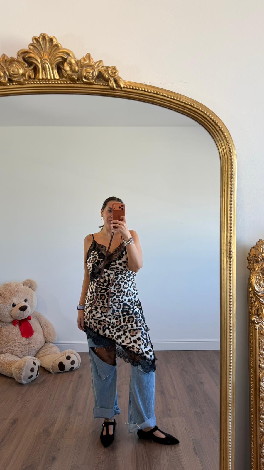 ABITO/TOP LUNGO LEOPARDATO 1040 NEW