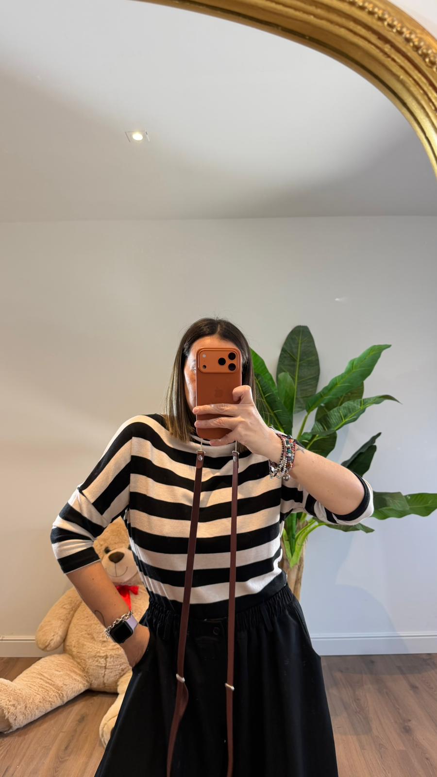 MAGLIA A RIGHE 12959 NEW