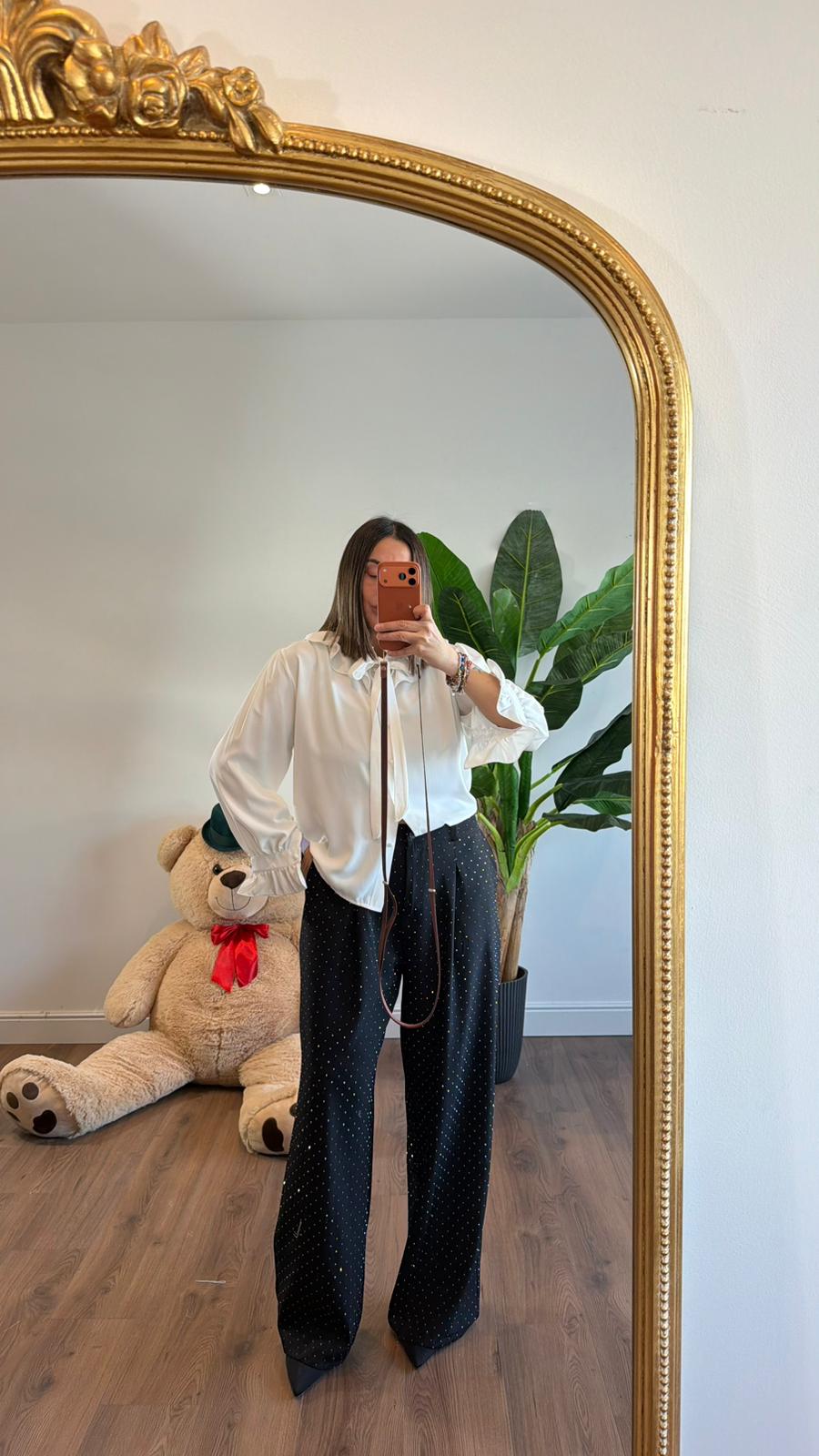 PANTALONE STRASS 12377 NEW