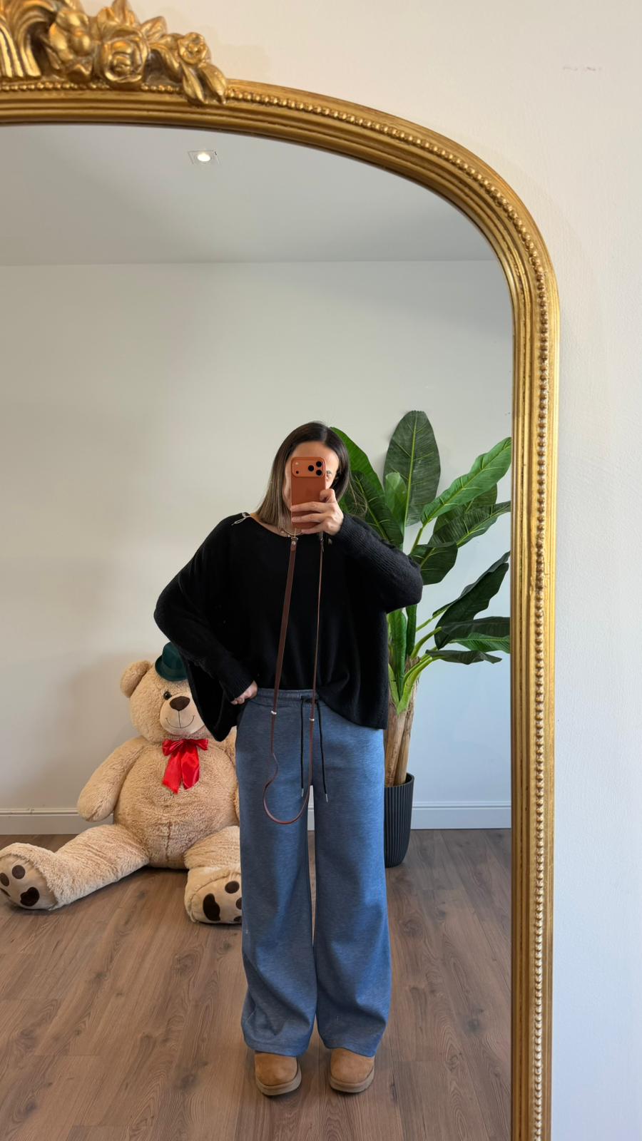 PANTALONE TUTA A PALAZZO 5855 NEW