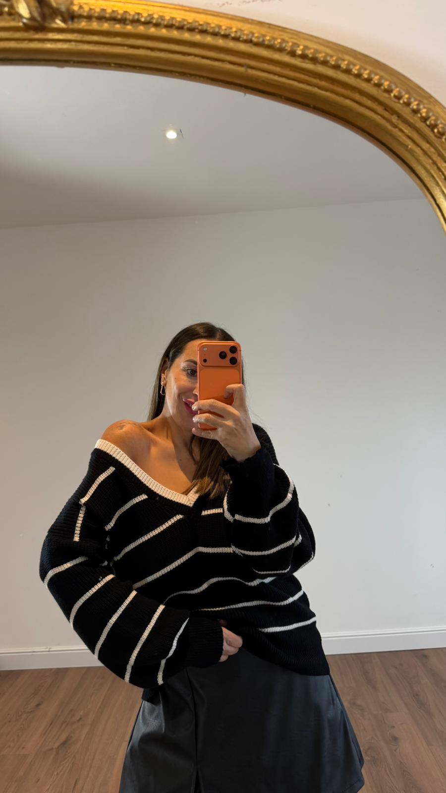 MAGLIONE A RIGHE 2552 NEW