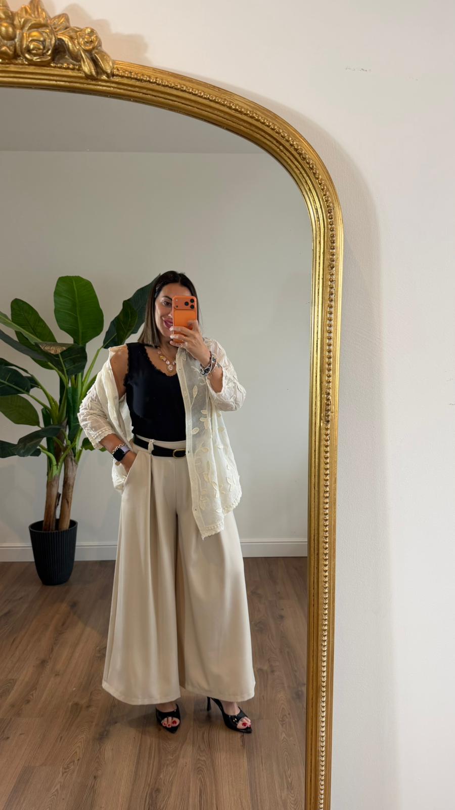 PANTALONE BEIGE 24047 NEW