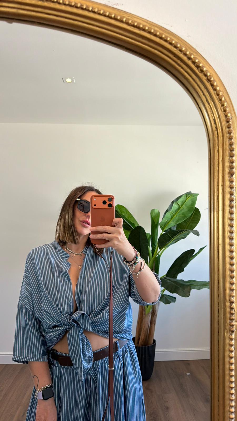 CAMICIA A RIGHE KK000511 NEW