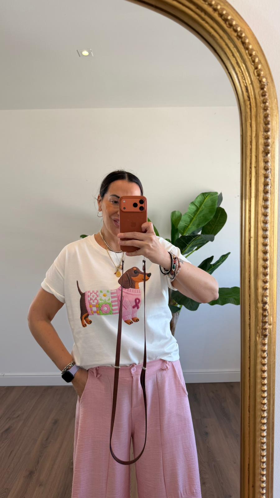 T-SHIRT BASSOTTO R17054 NEW