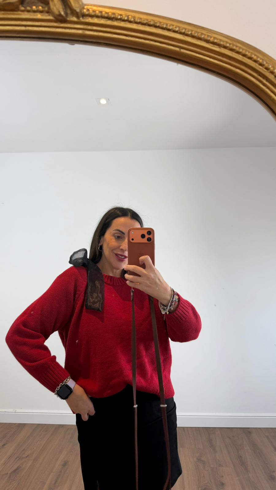 MAGLIONE CON FIOCCO 10360 NEW