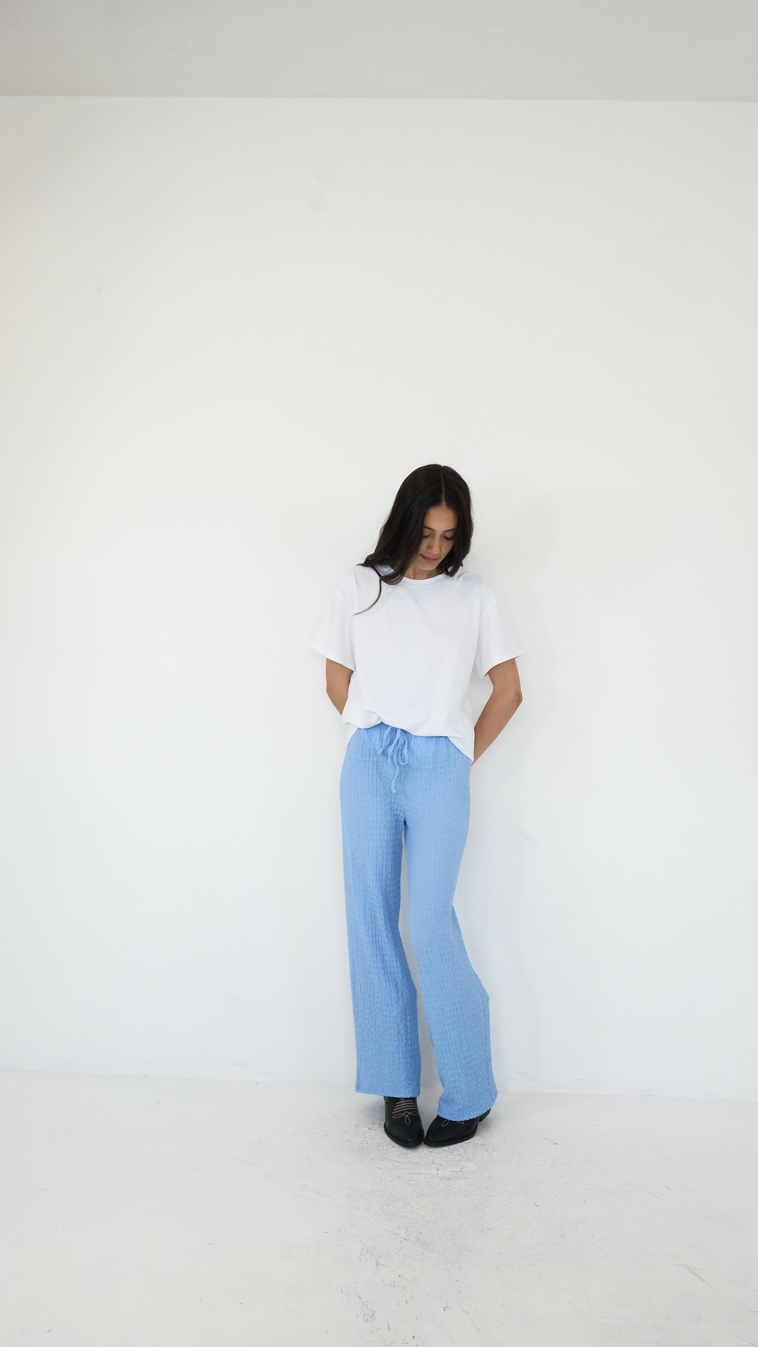 PANTALONE CELESTE 11416 NEW