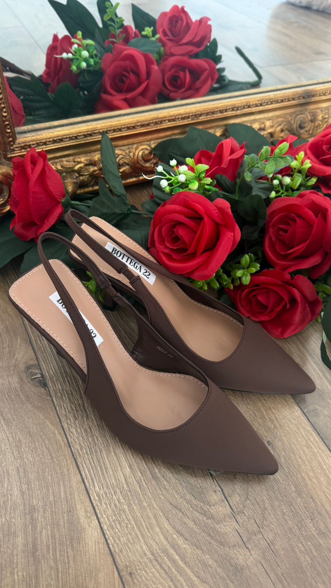 SLINGBACK MARRONE H223 NEW