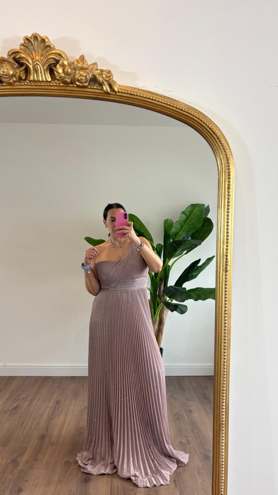 ABITO MONOSPALLA GLITTER 50126 NEW