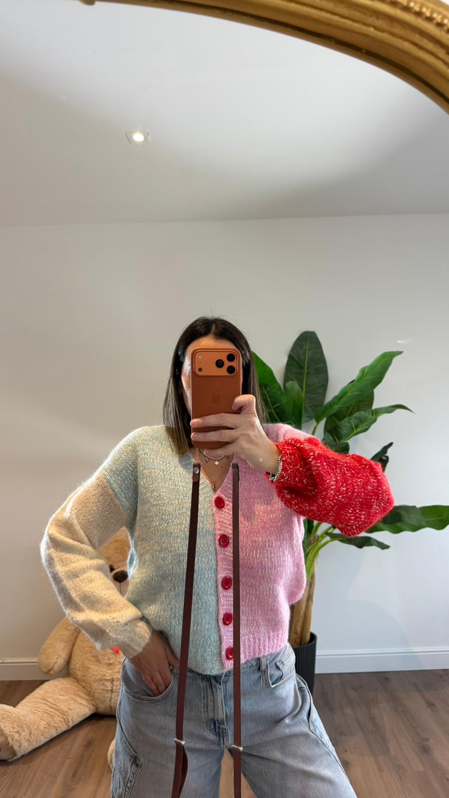 CARDIGAN COLORATO 10069 NEW