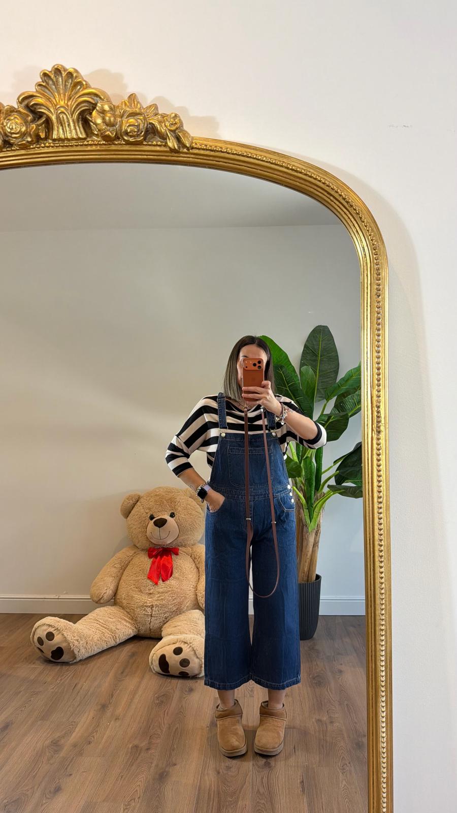 SALOPETTE JEANS H1057 NEW