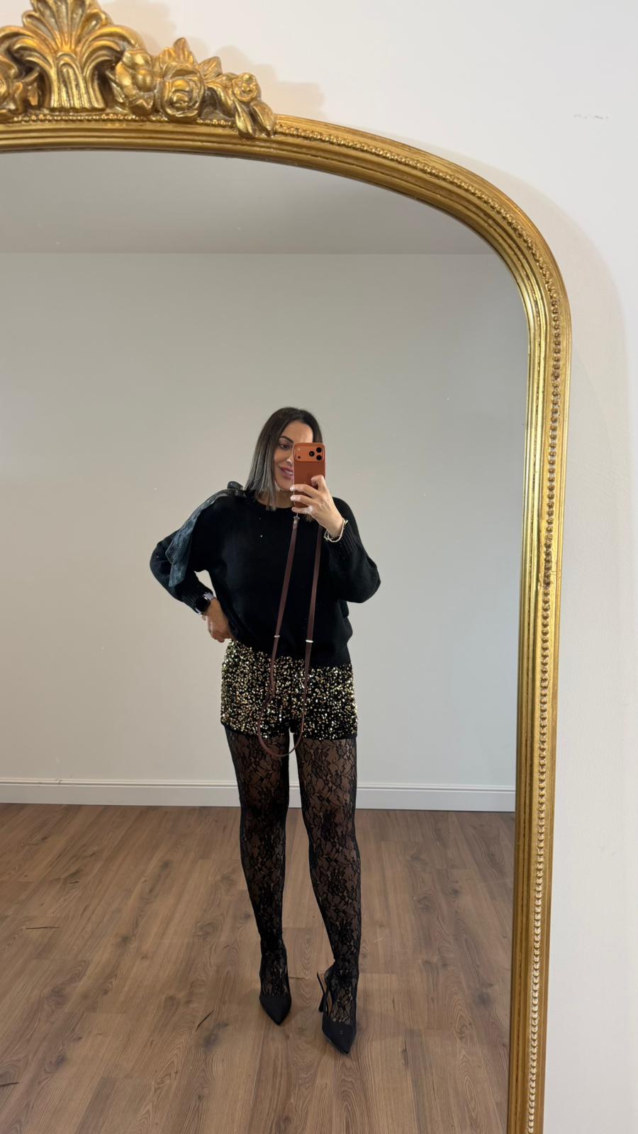 PANTALONCINO PAILLETTES 2777 NEW