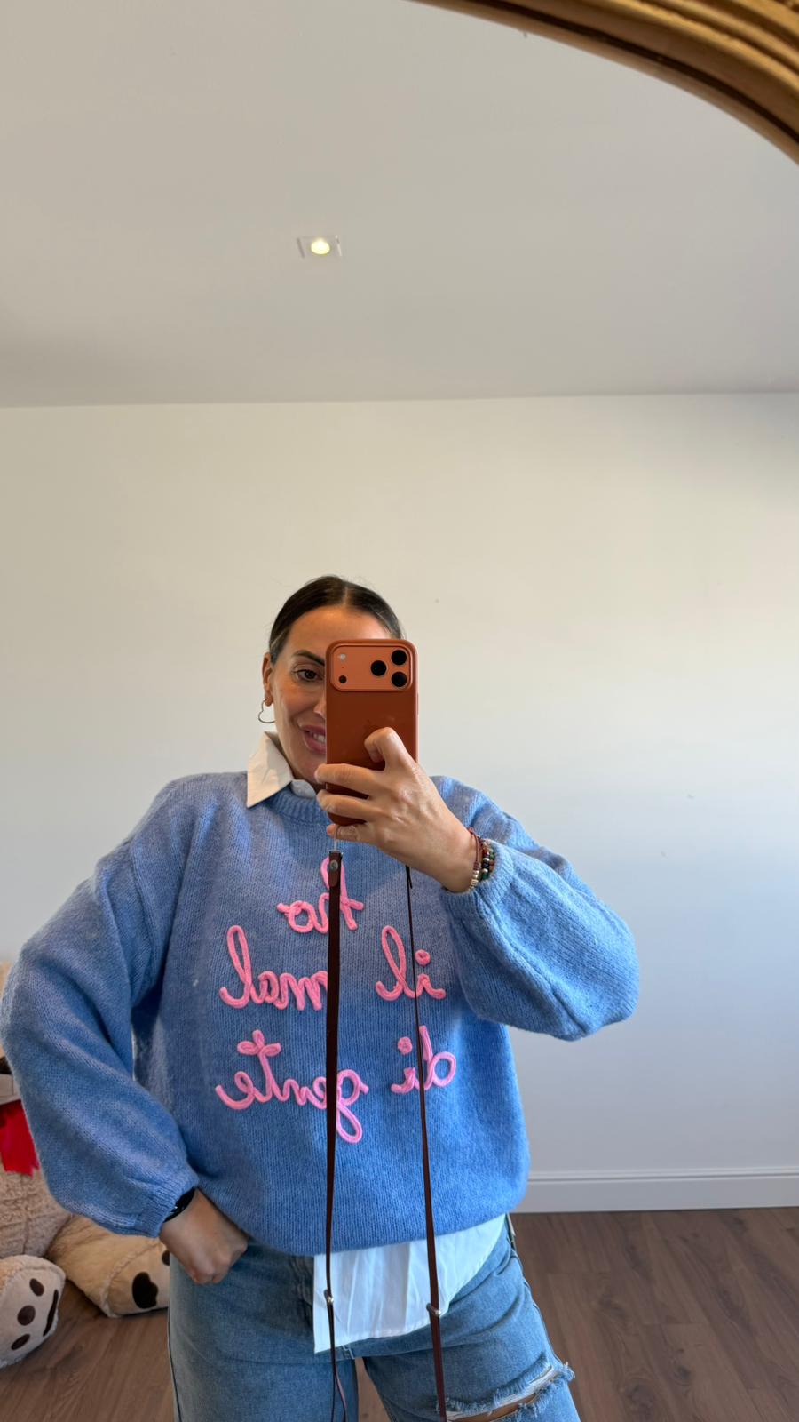 MAGLIONE "HO MAL DI GENTE" COLOR 2865 NEW