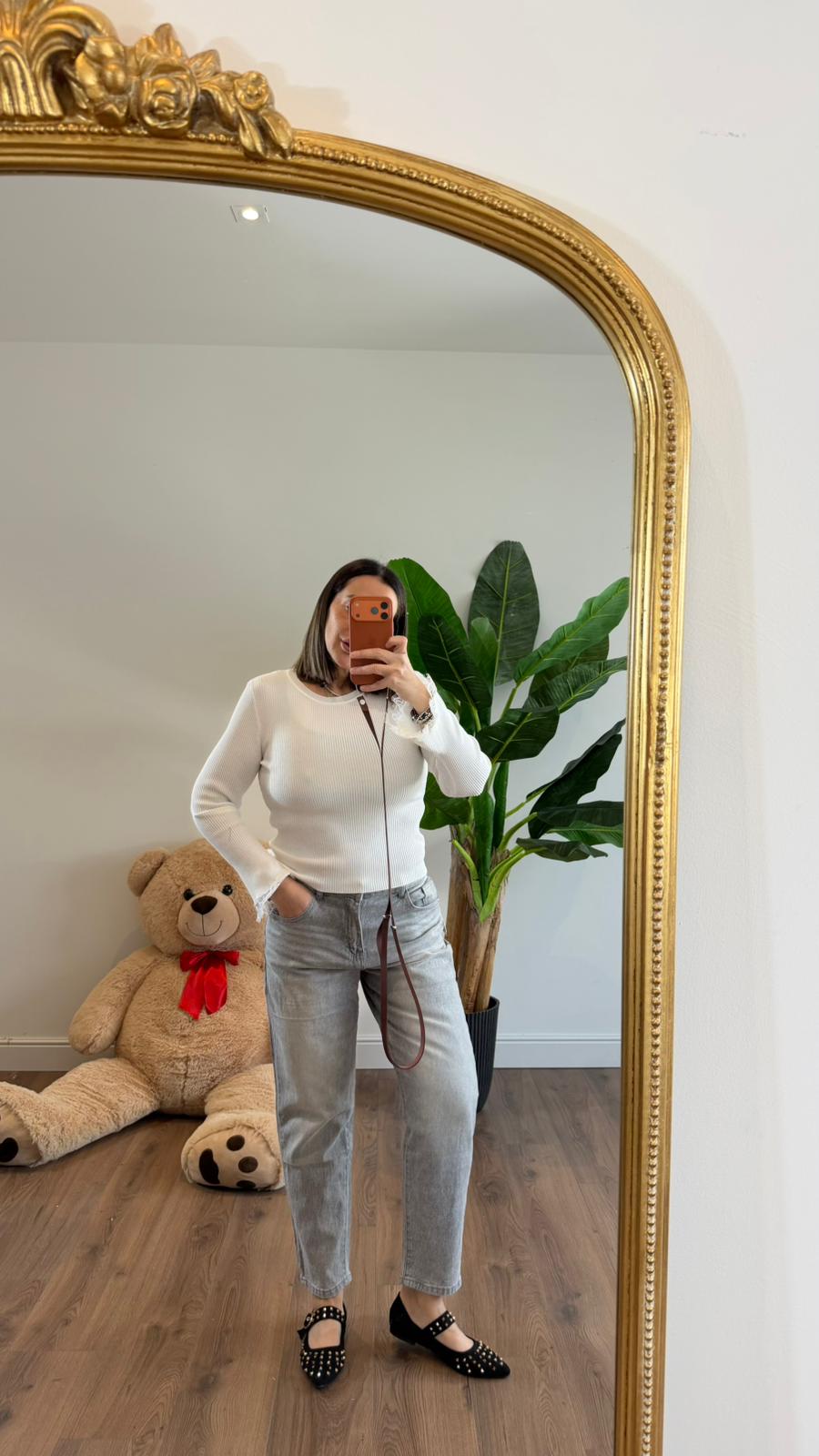 JEANS REGULAR GRIGIO TF922 NEW