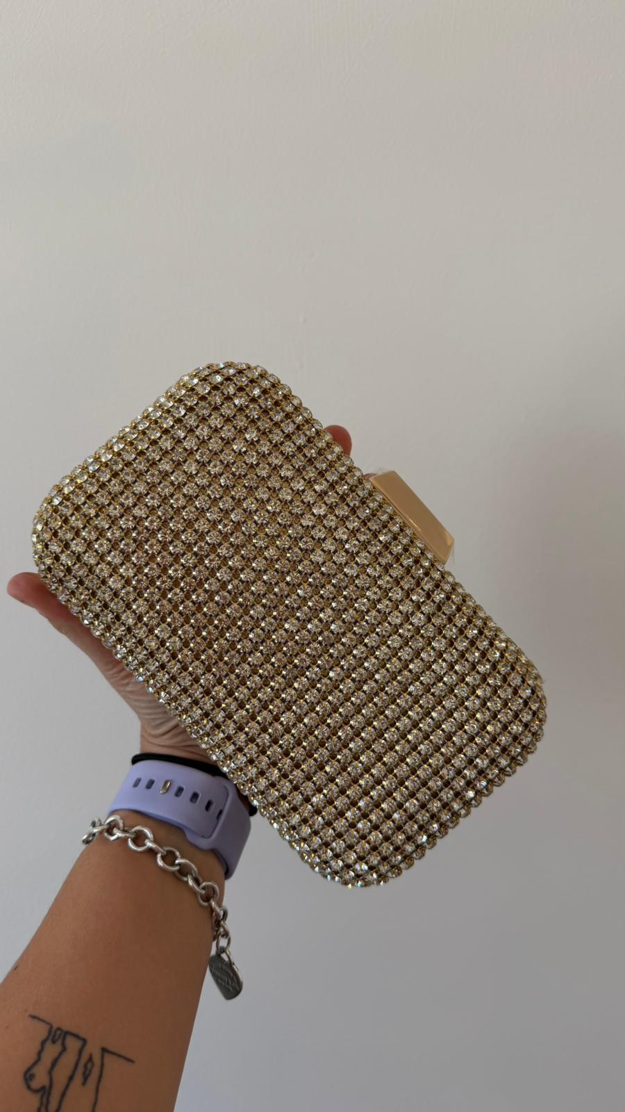 POCHETTE RIGIDA STRASS Z8143 NEW