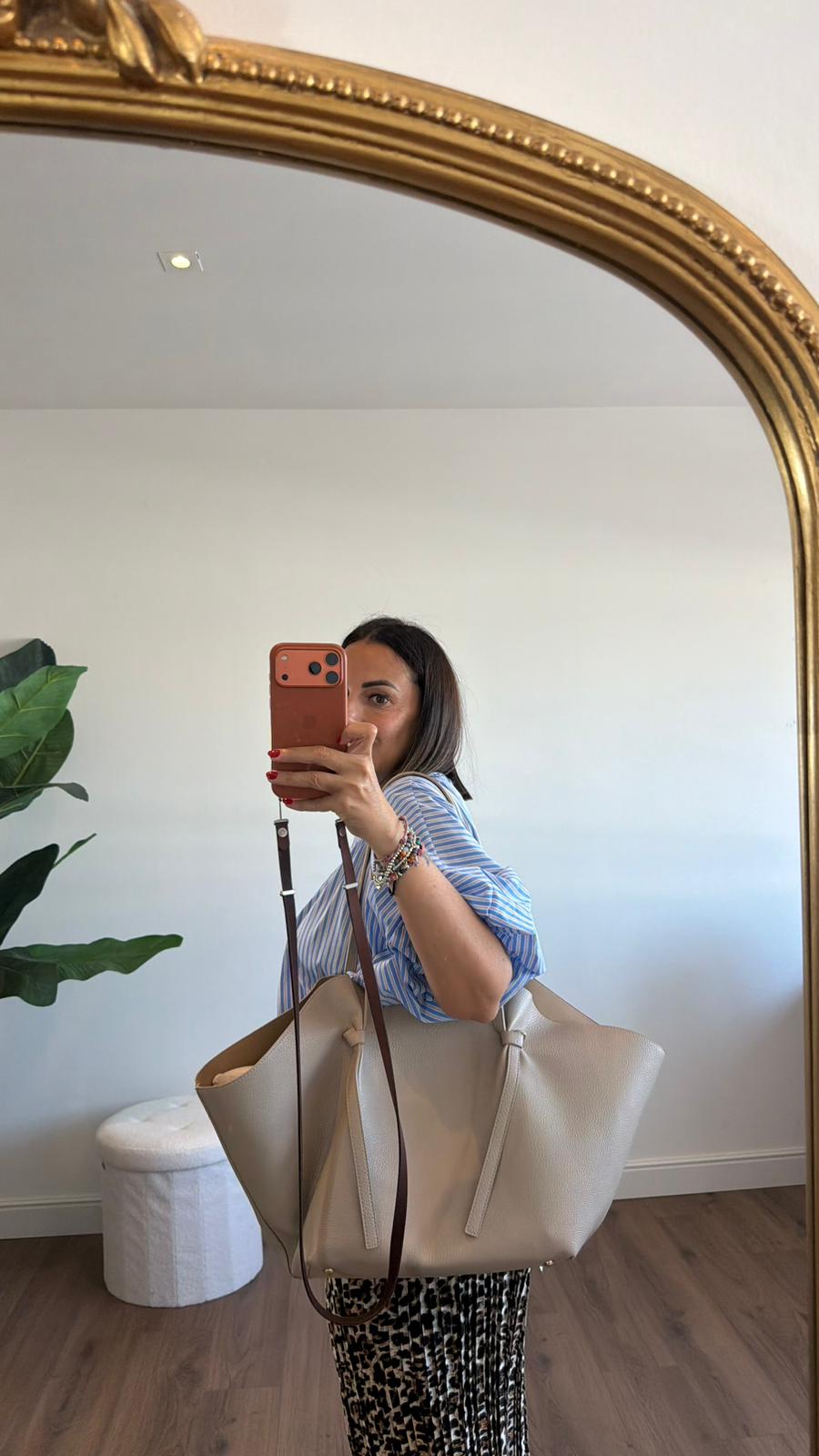 BORSA BEIGE 58159 NEW