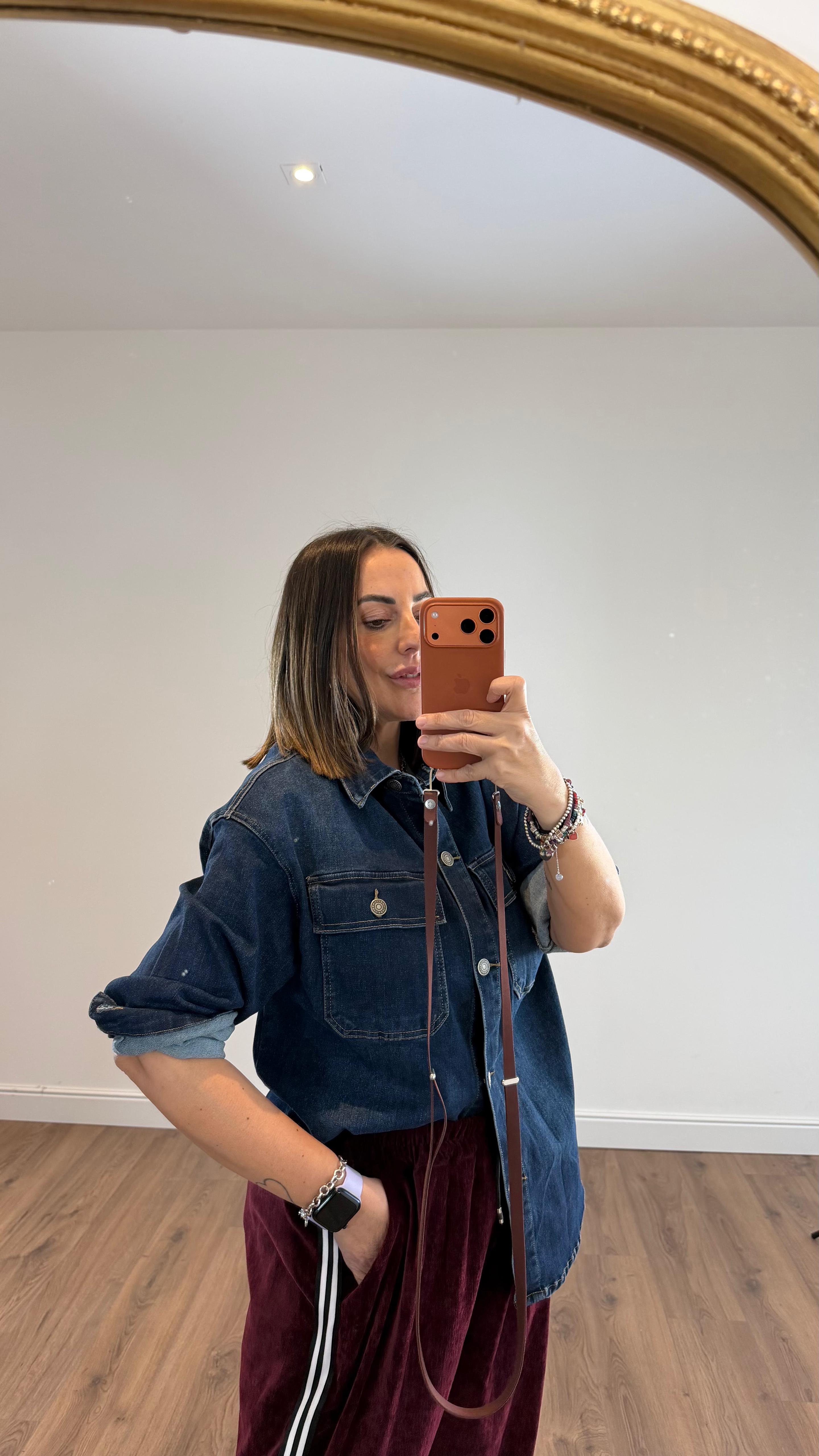 CAMICIA JEANS SCURO 6015 NEW