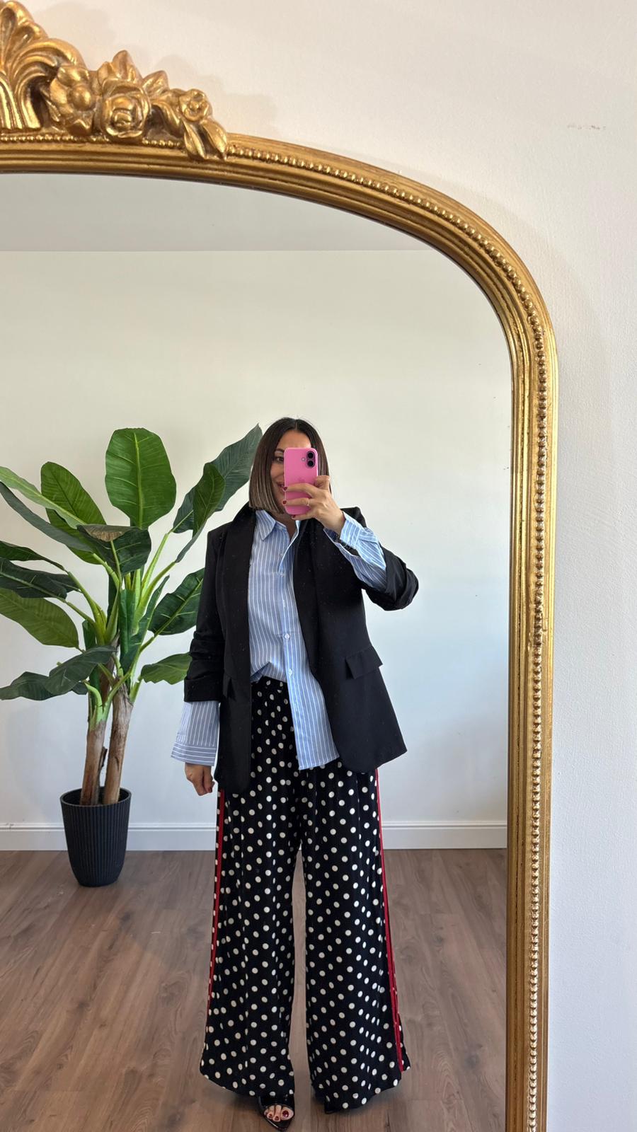 PANTALONE POIS 260458 NEW