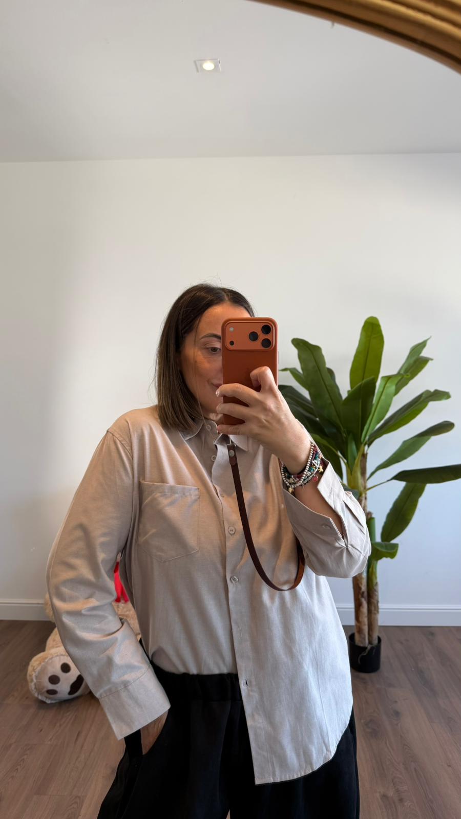 CAMICIA BEIGE 17117 NEW