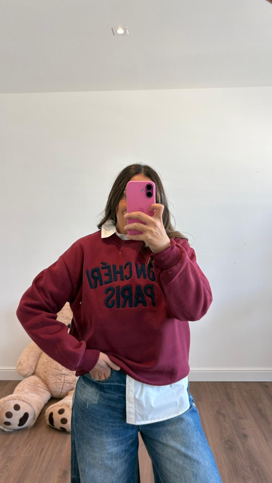 FELPA MON CHERIE BORDEAUX 16017 NEW