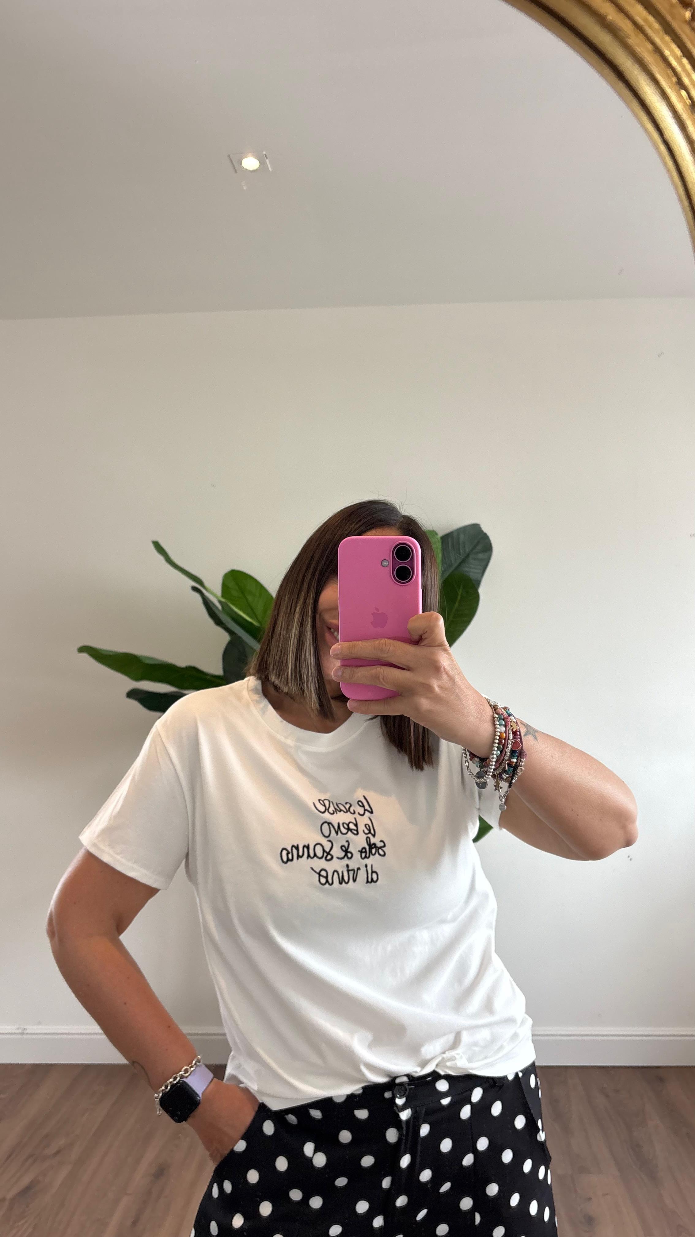 T-SHIRT "LE SCUSE LE BEVO SOLO SE SANNO DI VINO" 6188 NEW