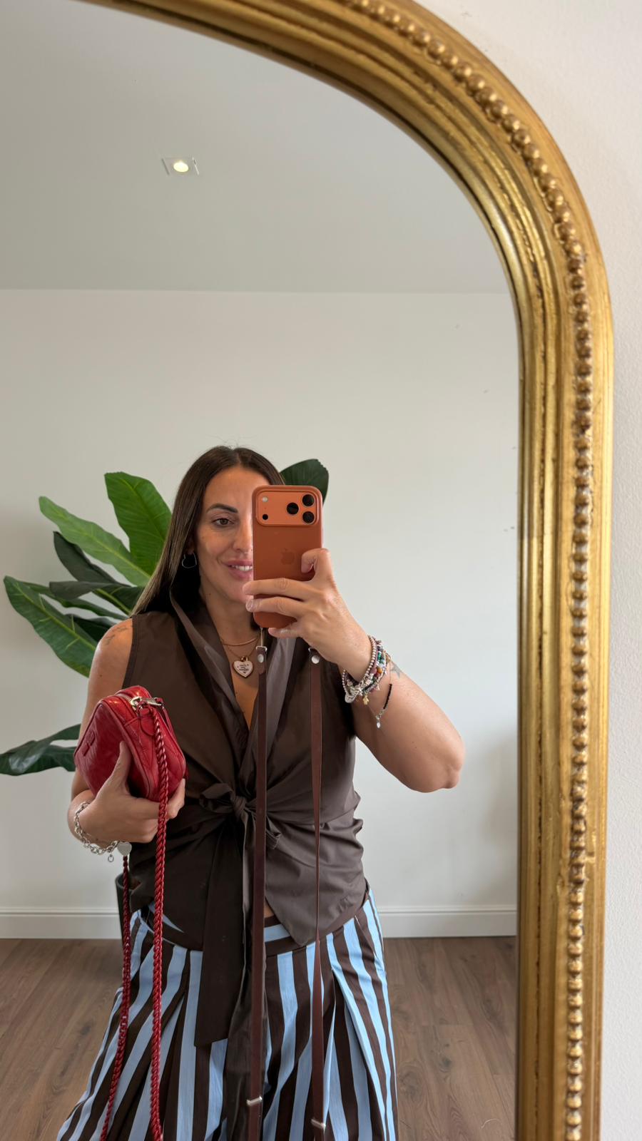 TOP BROWN 15295 NEW