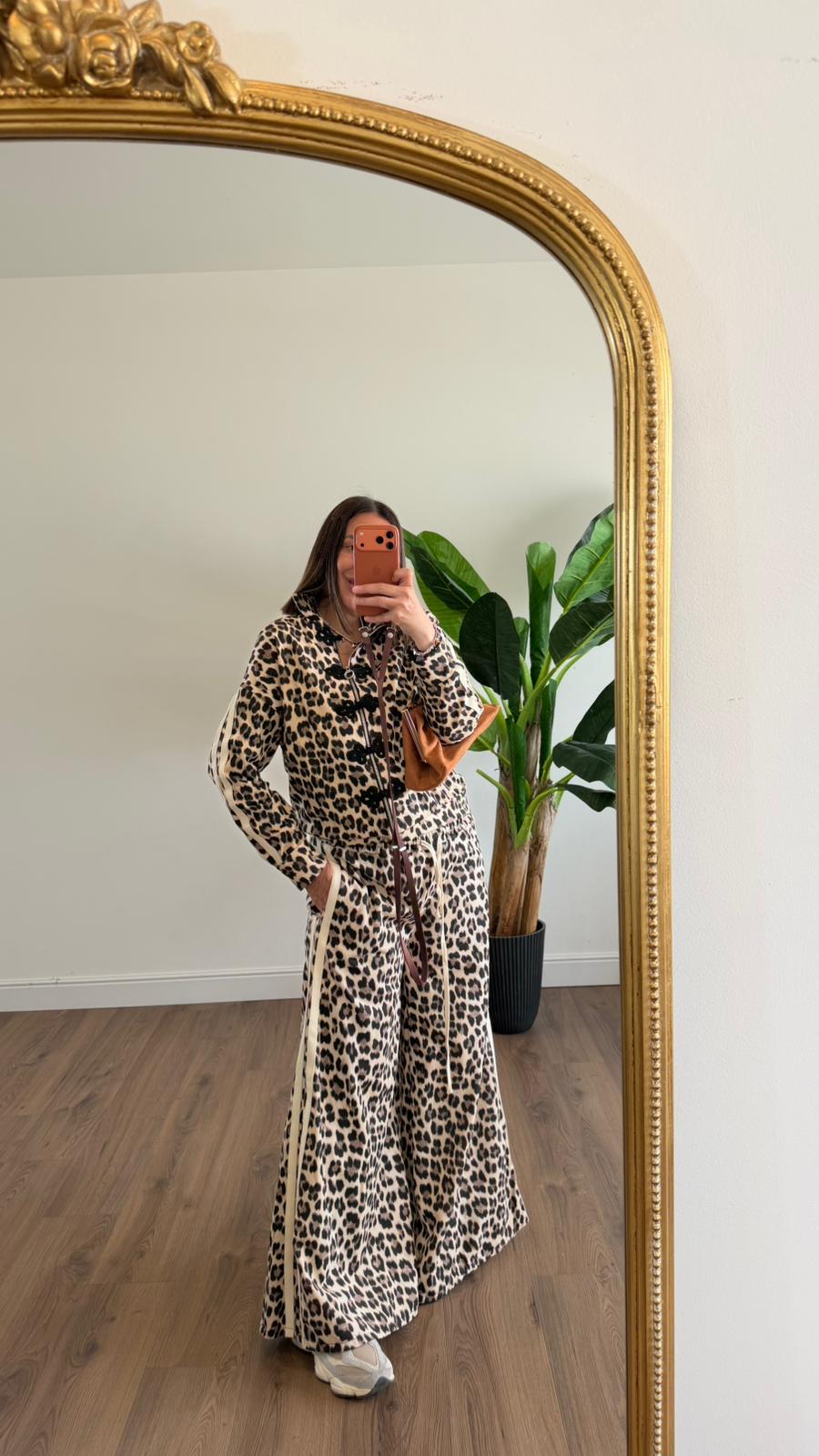 PANTALONE LEOPARDATO A ZAMPA 7809 NEW