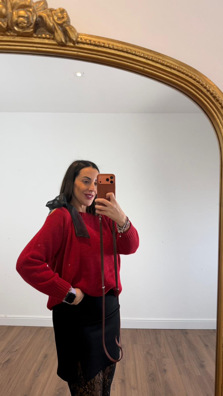 MAGLIONE CON FIOCCO 10360 NEW