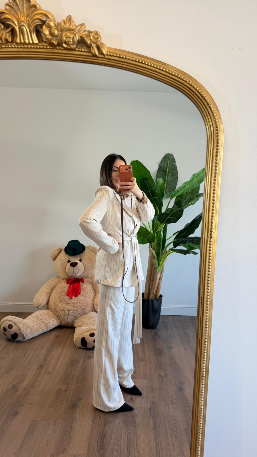 PANTALONE GESSATO 637700 NEW