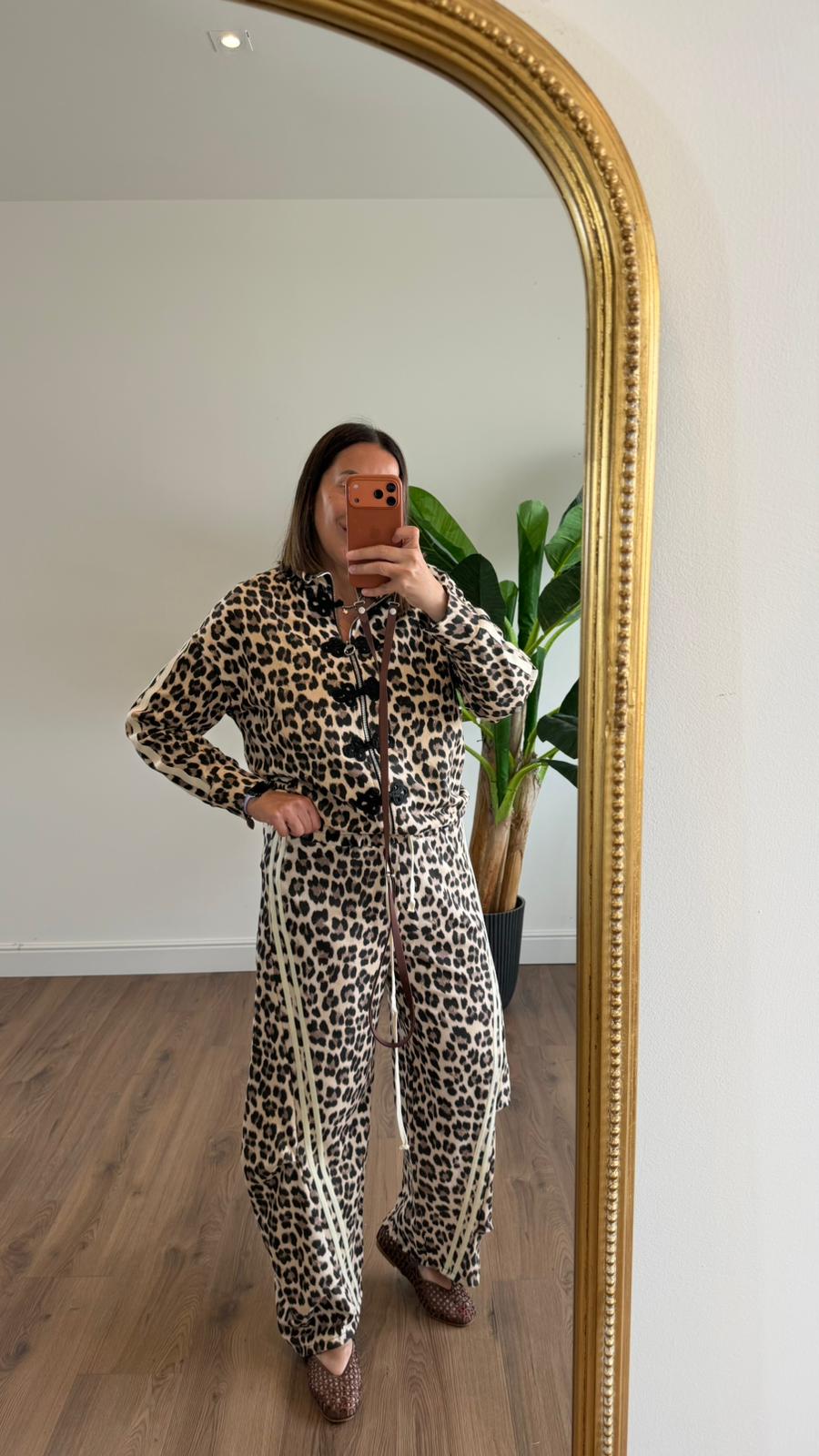 PANTALONE LEOPARDATO BALLOON 8168 NEW