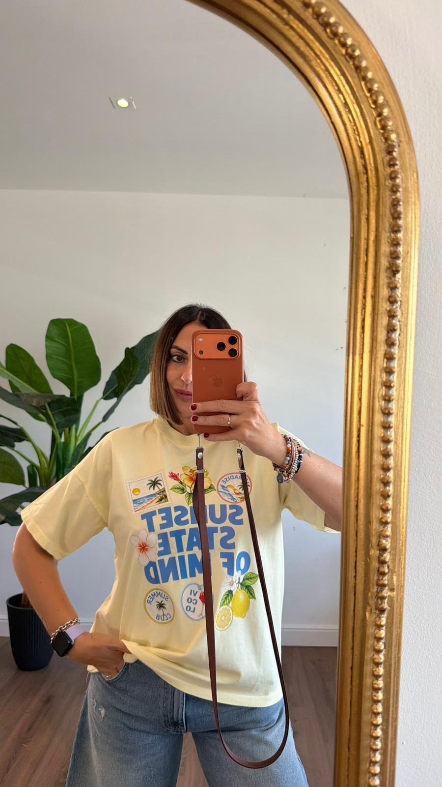 T-SHIRT SUNSET STATE OF MIND VICOLO 0275 NEW