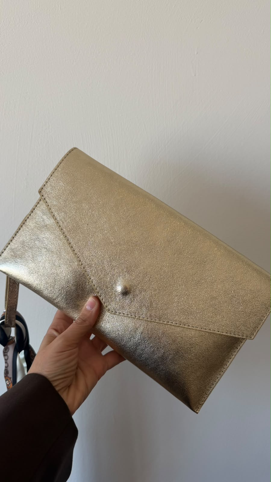 BORSA ORO IN PELLE 5388 NEW