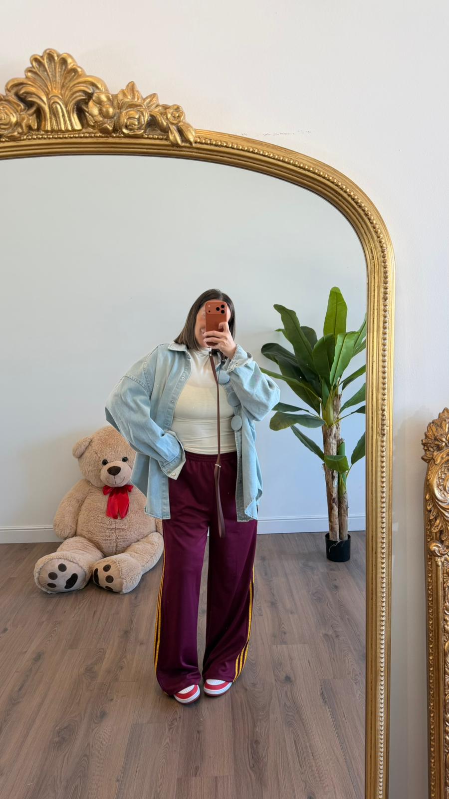 PANTALONE BORDEAUX RIGHE GIALLE NEW