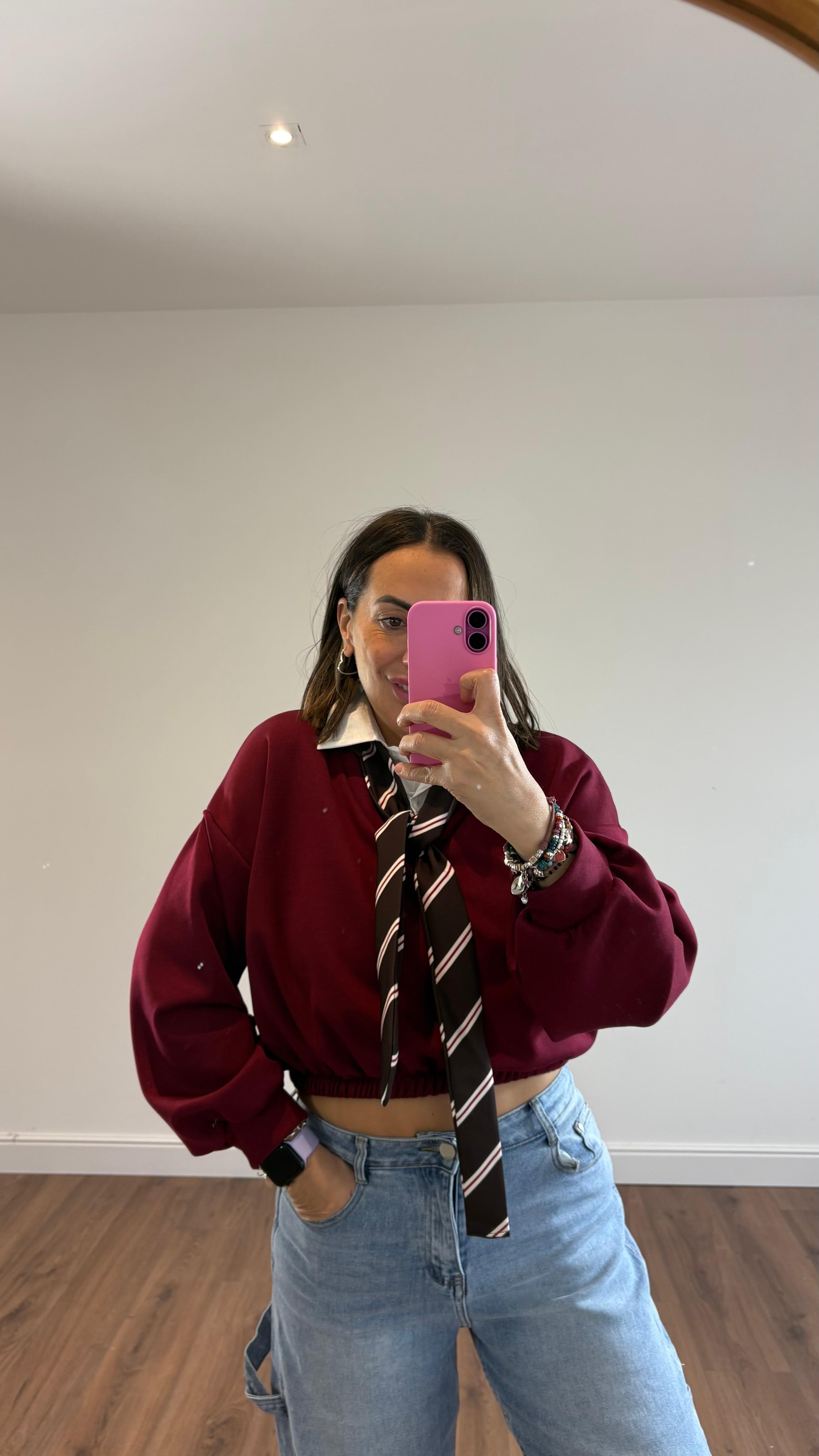 FELPA CORTA COLLEGE 9530 NEW