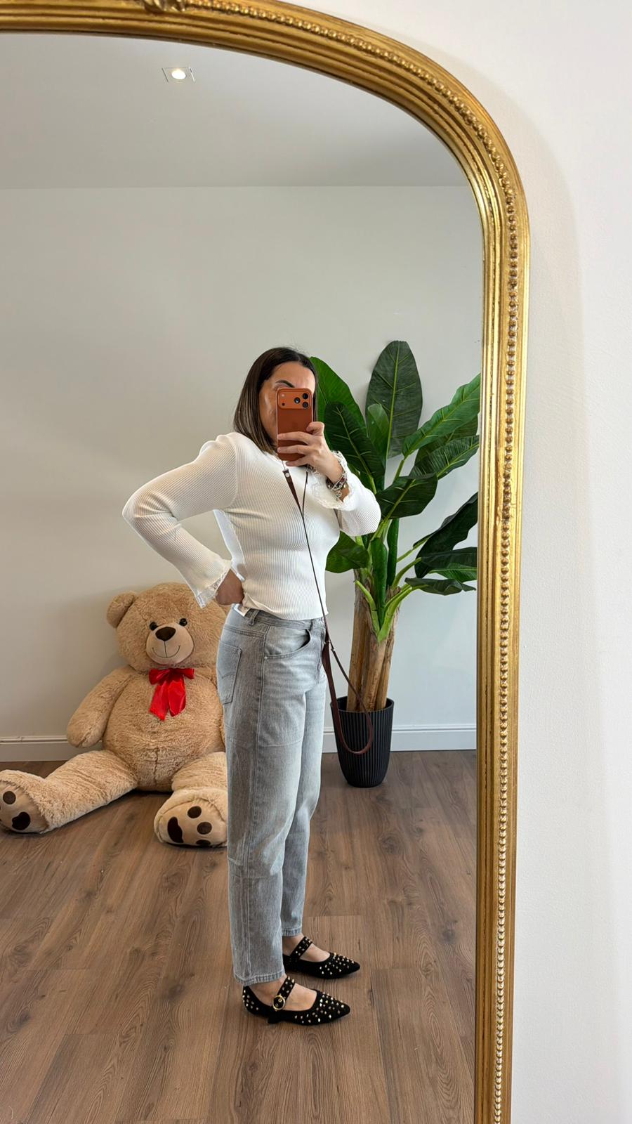 JEANS REGULAR GRIGIO TF922 NEW