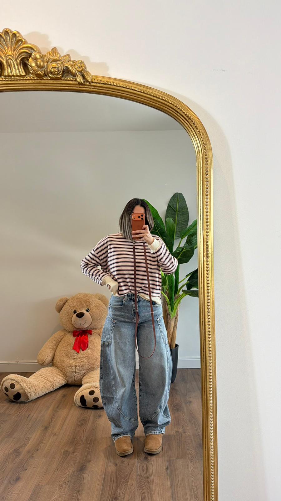 JEANS BALLOON SABBIATO H5165 NEW