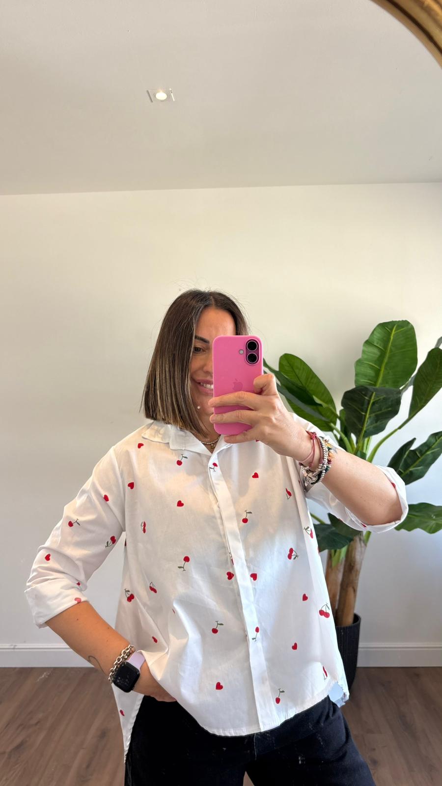 CAMICIA CUORI E CILIEGIE 2090 NEW