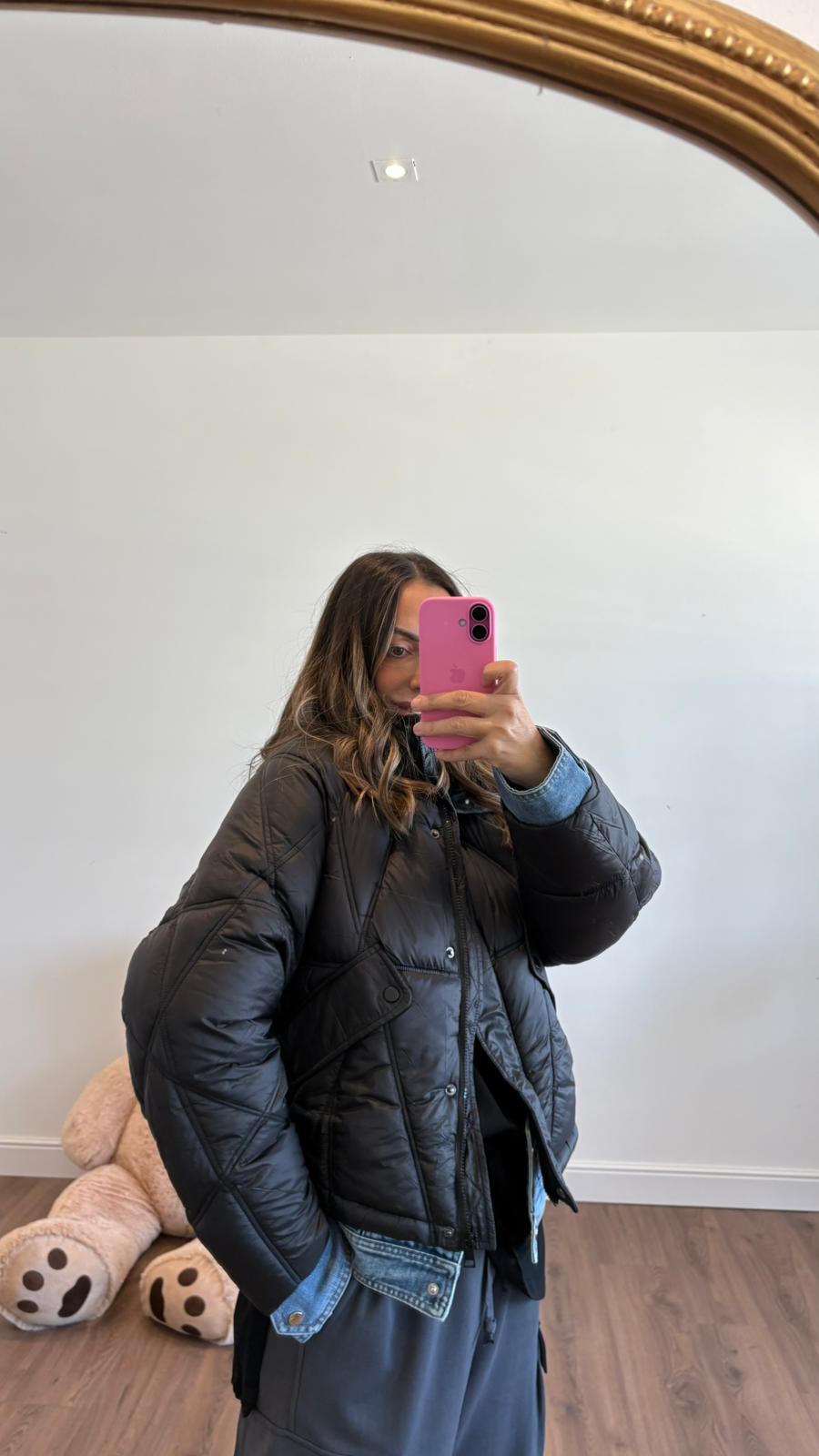 PIUMINO NERO W117 NEW