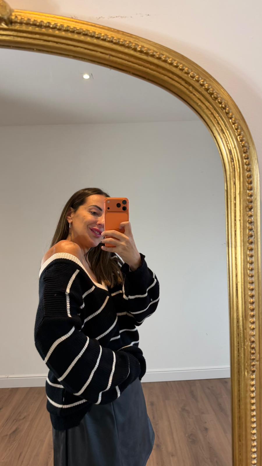 MAGLIONE A RIGHE 2552 NEW