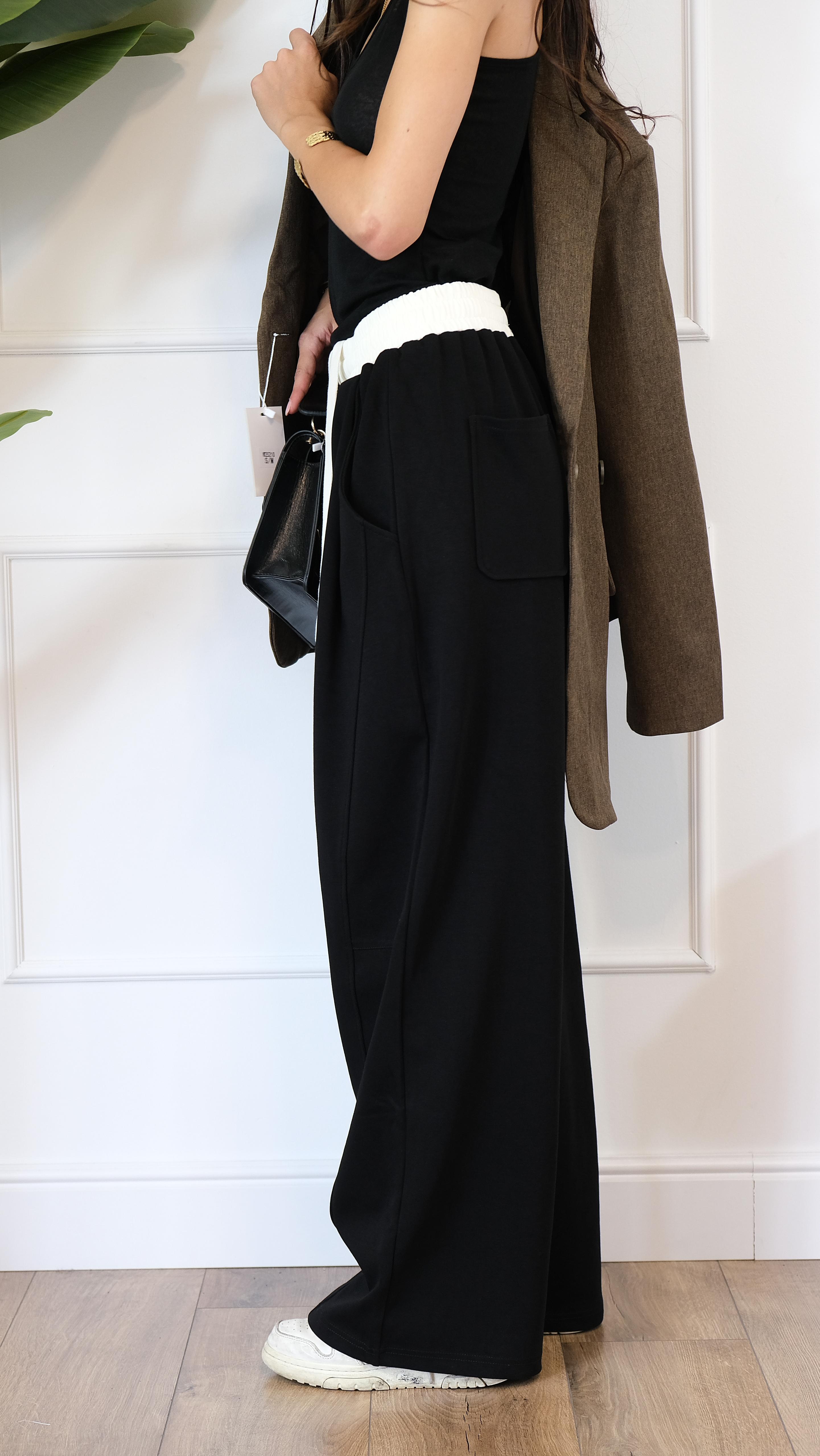 PANTALONE BANDA BIANCA 15719 NEW