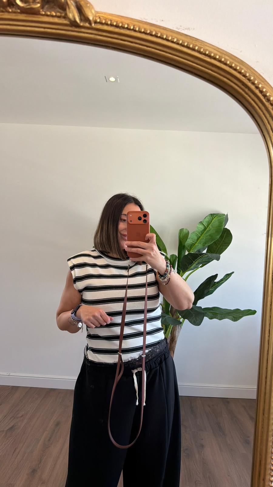 MAGLIA SMANICATA A RIGHE 9205 NEW