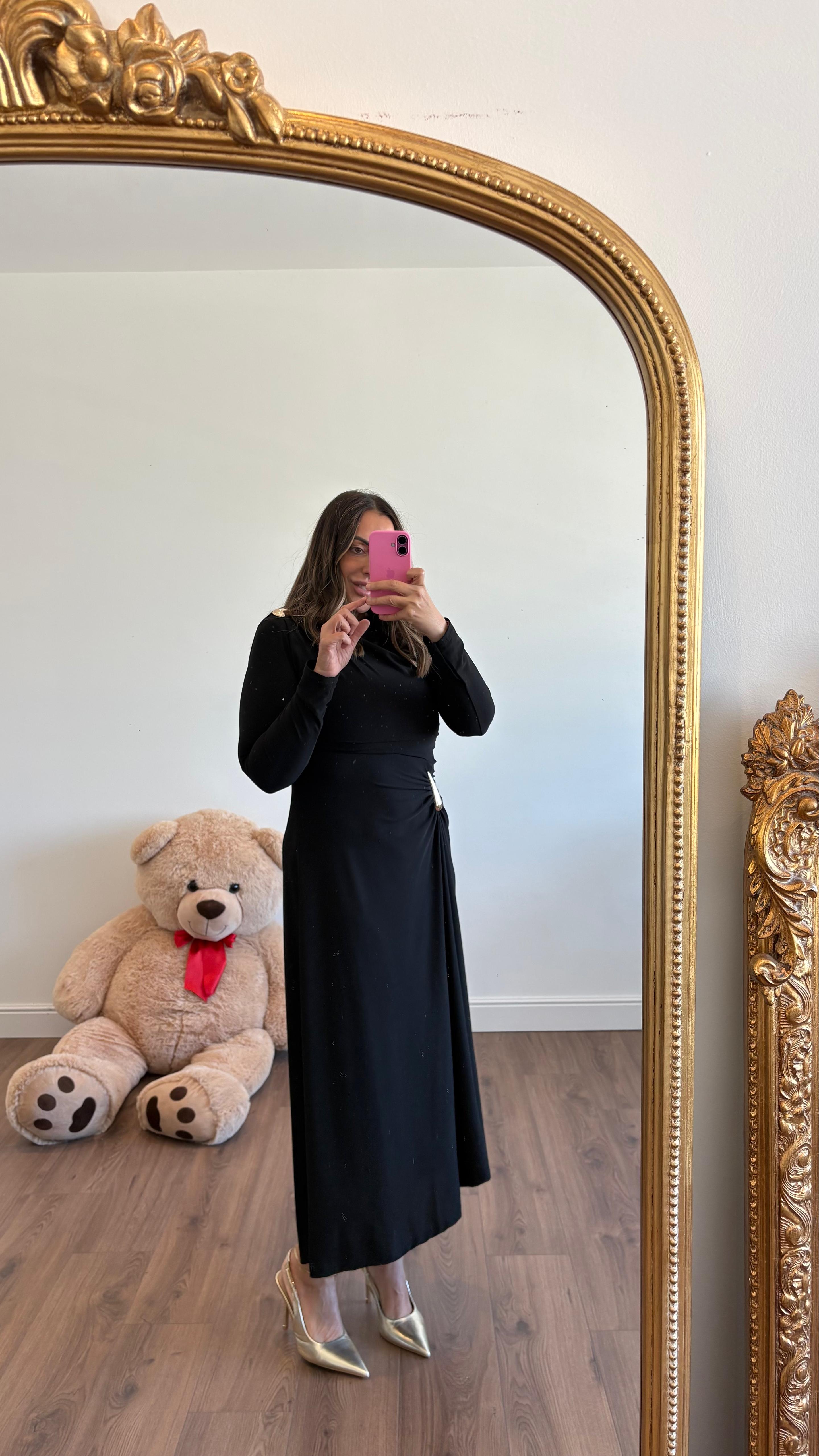 ABITO CON DETTAGLIO DORATO 4287 NEW