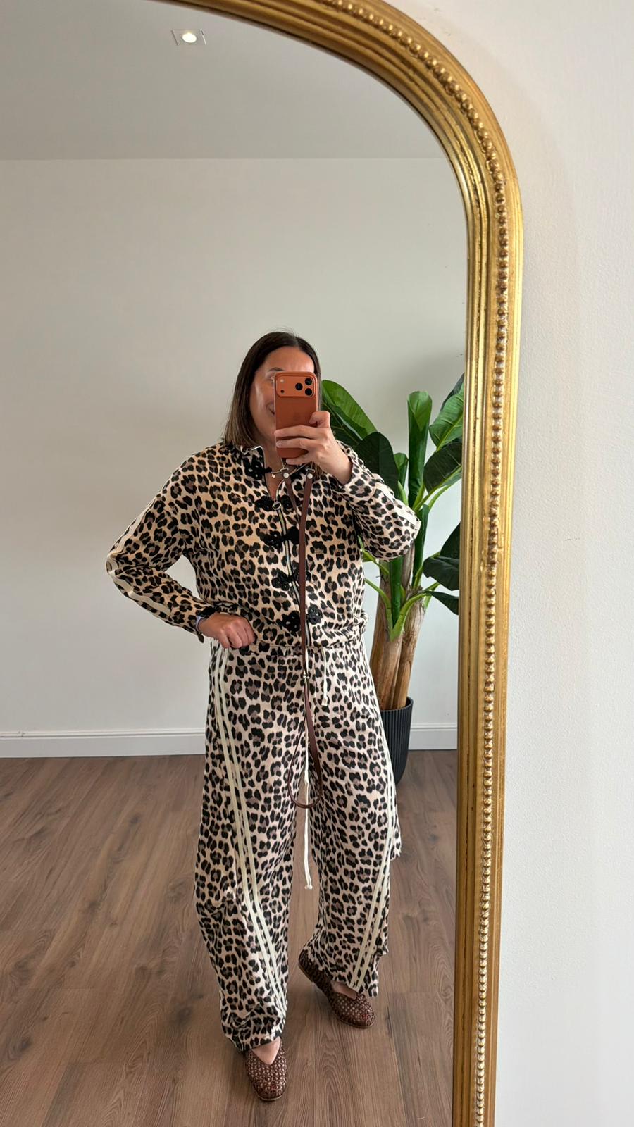 PANTALONE LEOPARDATO BALLOON 8168 NEW