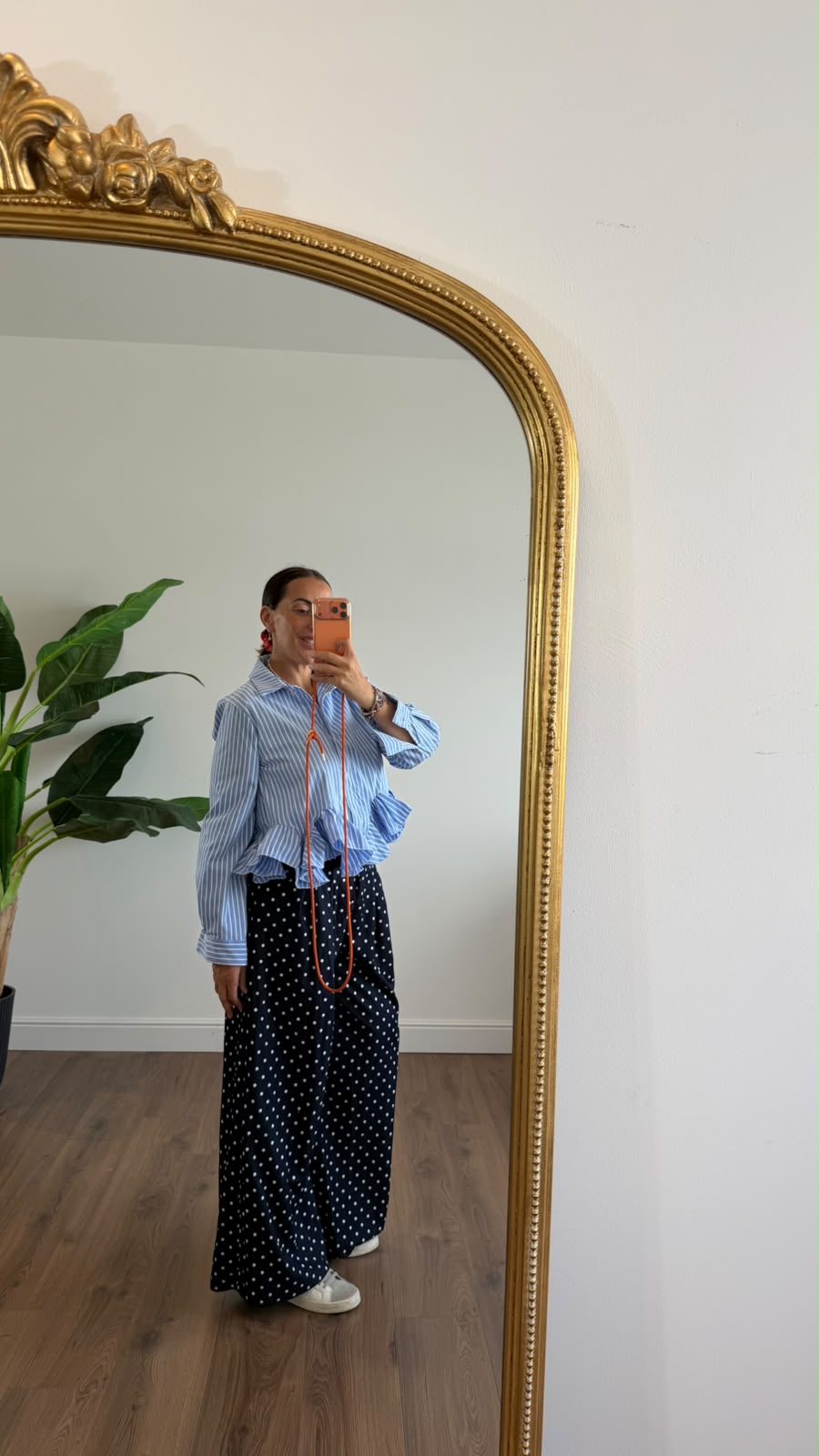 PANTALONI A POIS 16602