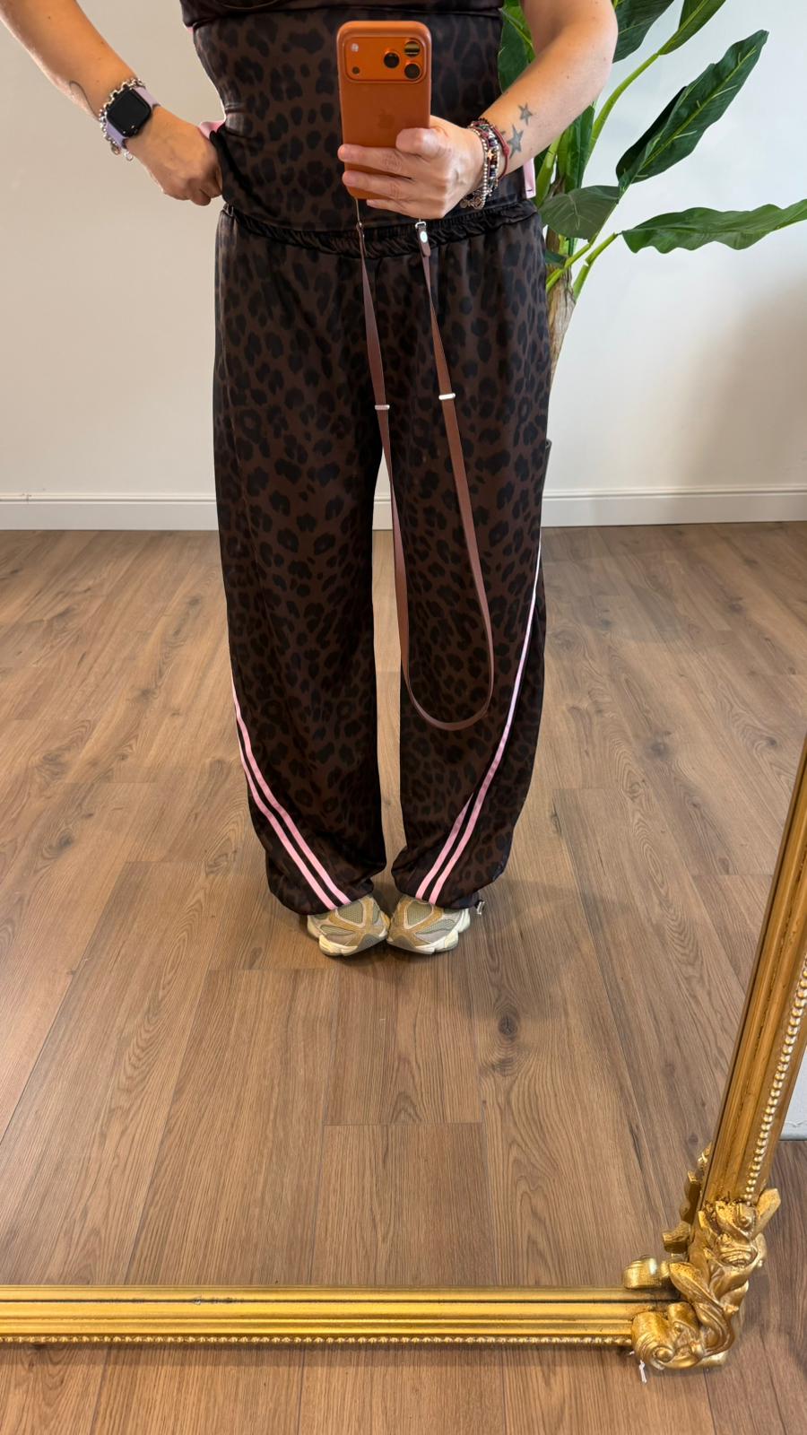 PANTALONE LEOPARDATO 7625 NEW