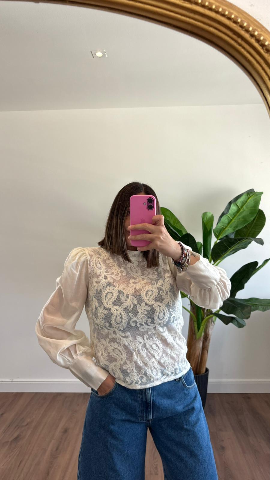 TOP RICAMATO VICOLO 1641 NEW