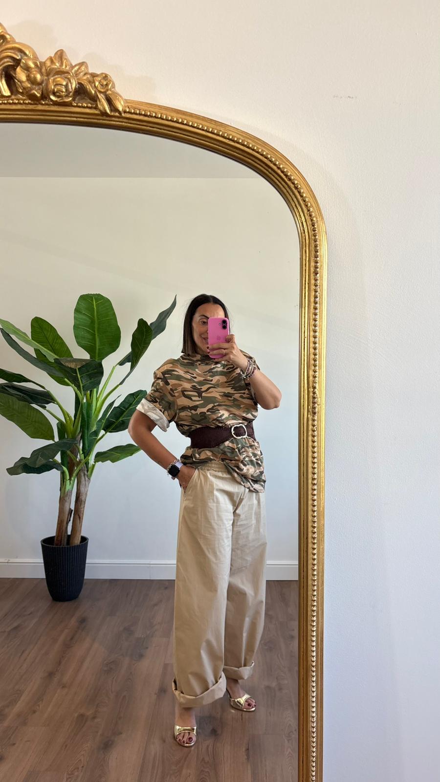 PANTALONE PAN BEIGE NEW