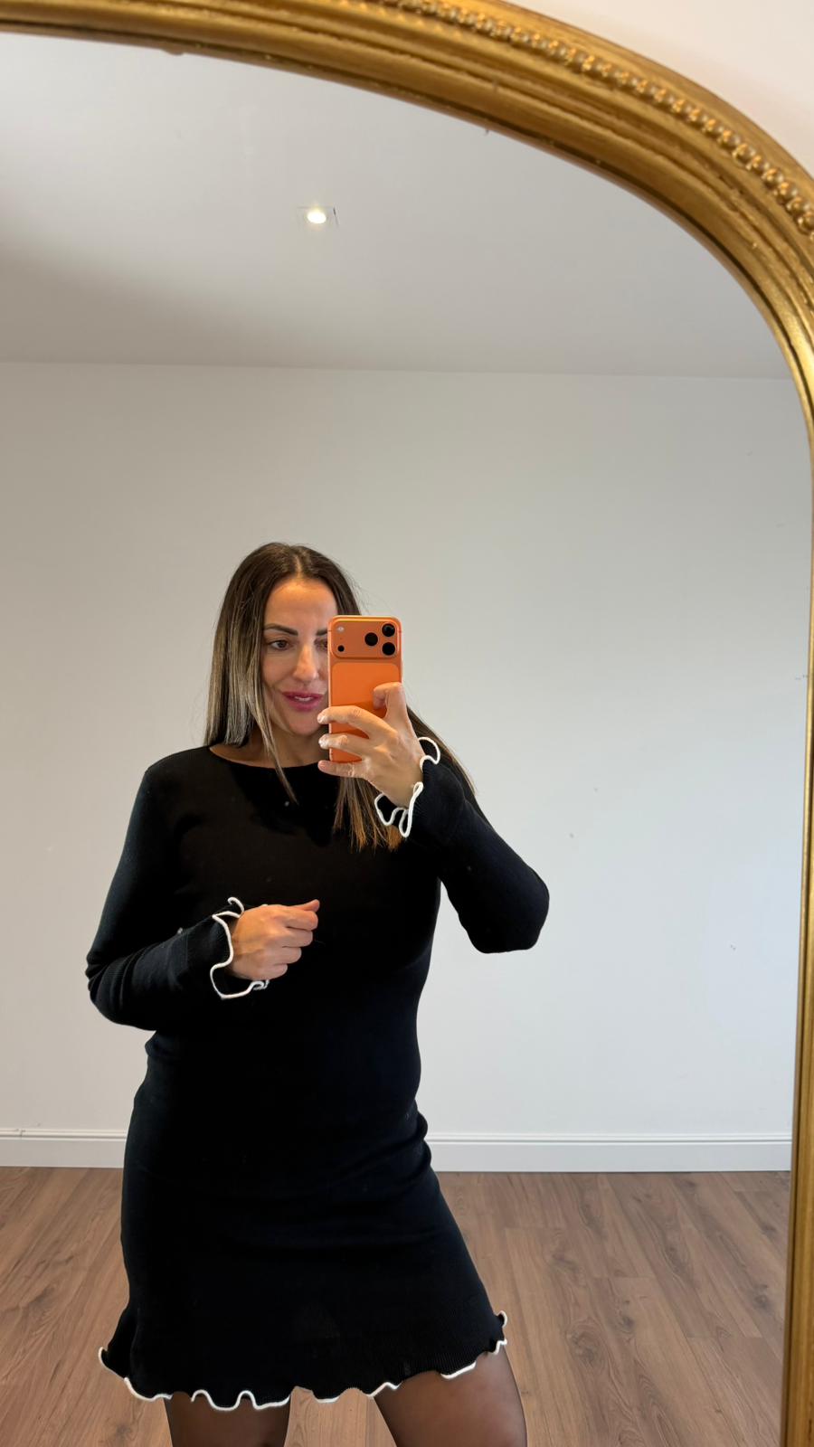 ABITO CON BORDINO BIANCO 13170 NEW